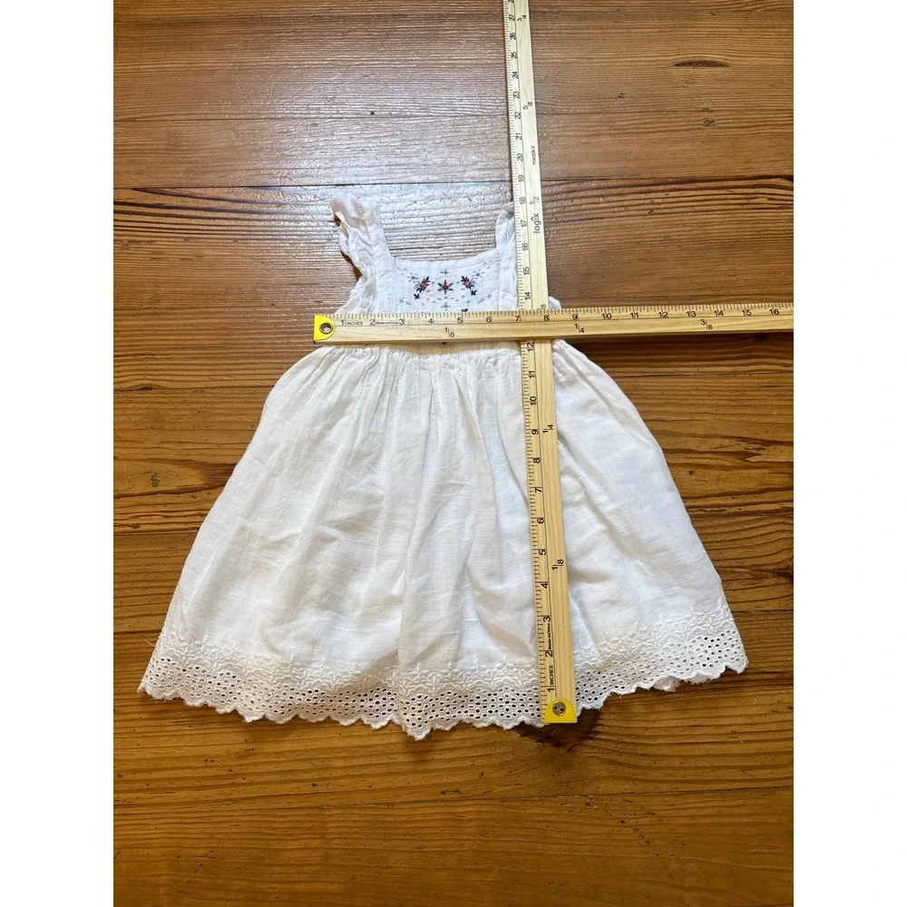 Old Navy Dress Kids White Boho Embroidered‎ Eyelet Lace SIZE 2T